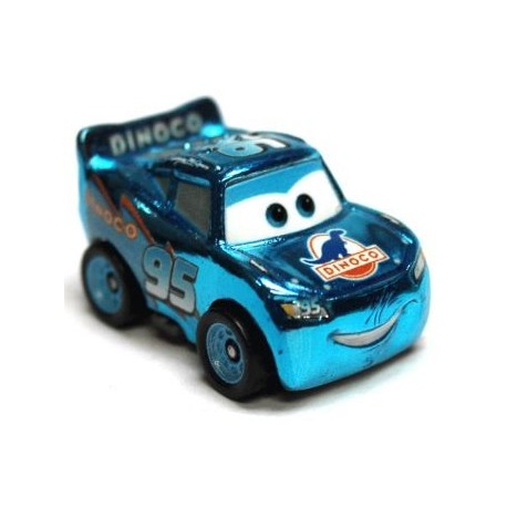 Metallic Dinoco Lightning McQueen Cars 3 Die-Cast Mini Racers Mattel