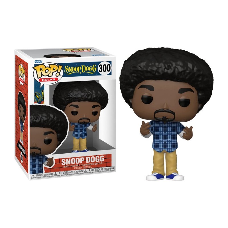 SNOOP DOGG (Blue Shirt) POP! Rocks 300 Figurine Funko