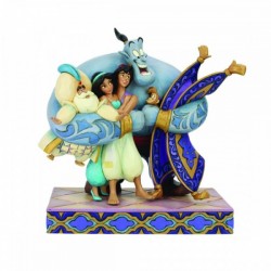 Group Hug! (Aladdin) Storybook Disney Traditions Enesco