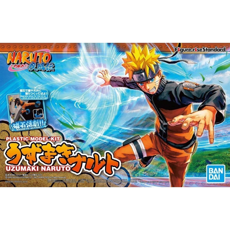 NARUTO UZUMAKI Figure-rise Standard Plastic Model Kit Bandai