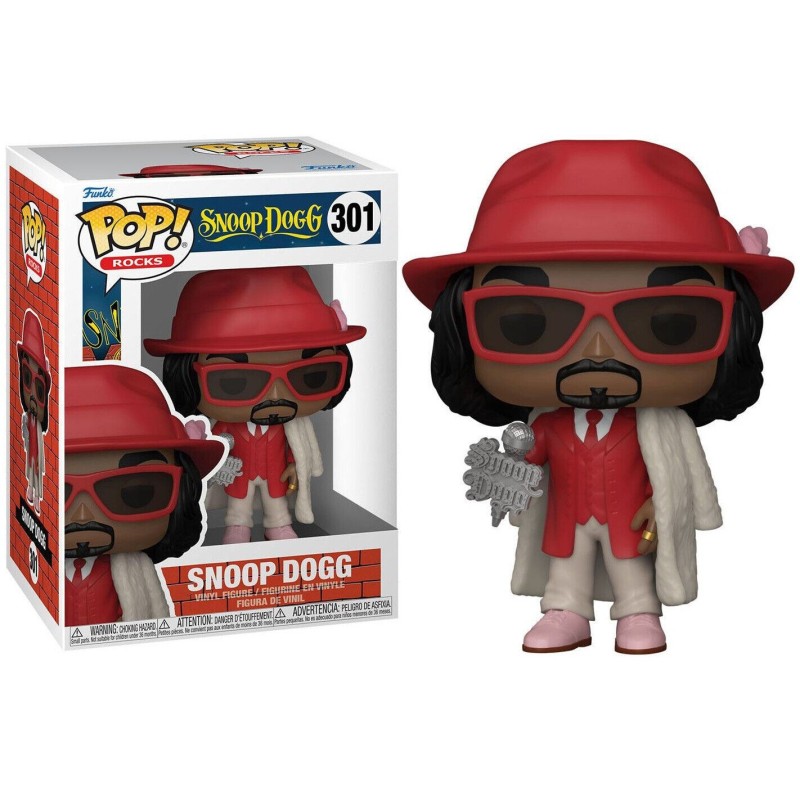 SNOOP DOGG (Fur Coat) POP! Rocks 301 Figurine Funko