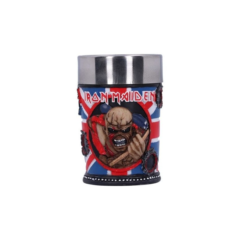 IRON MAIDEN THE TROOPER Shot Glass Nemesis Now