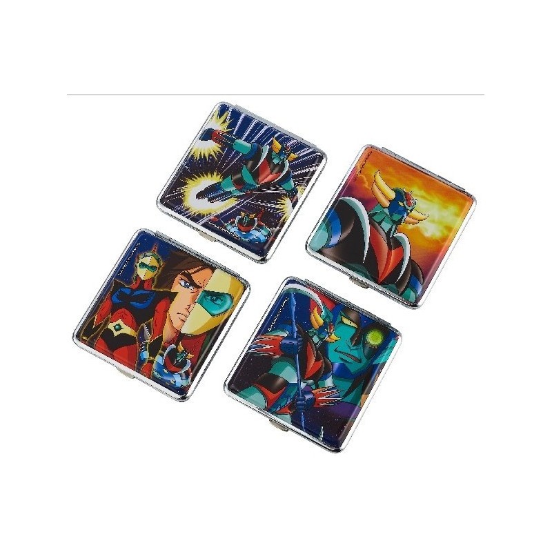 LOT DE 4 ÉTUIS À CIGARETTES Métal GOLDORAK Champ