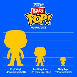 POP! Bitty Dumbledore Nick McGonagall 4-Pack Mini Figurine Funko