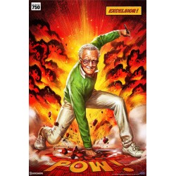 STAN LEE Excelsior Unframed Art Print Sideshow