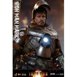 IRON MAN MARK I Diecast MMS605 D40 12" Figurine Hot Toys