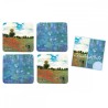 Set 4 SOUS-VERRES assortis CLAUDE MONET Enesco