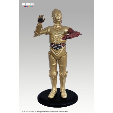 C-3PO (avec bras rouge) Episode VII Elite Collection Statue Attakus