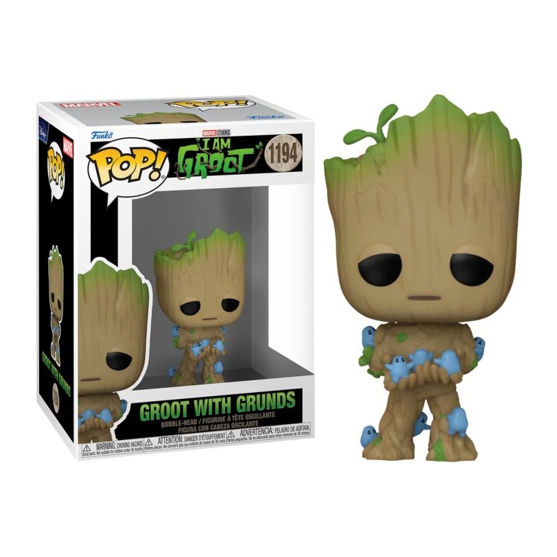 GROOT WITH GRUNDS POP! Marvel 1194 Figurine Funko