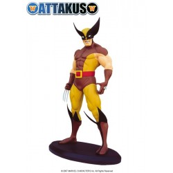 Wolverine Brown Costume Statue Attakus