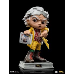 DOC BROWN BTTF2 MiniCo PVC Statue Iron Studios