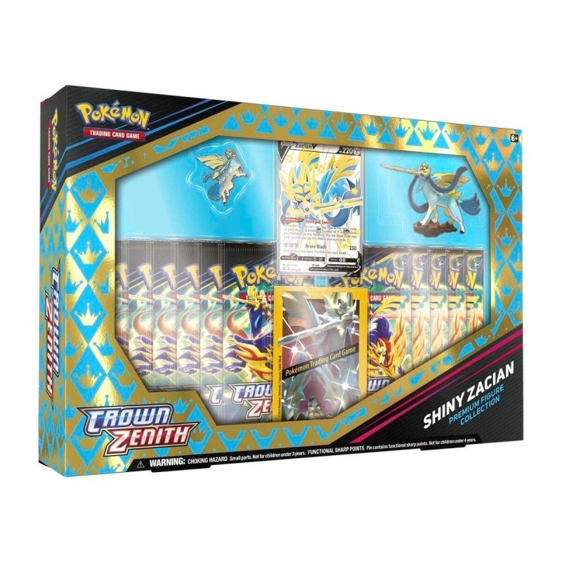 Coffret UK SHINY ZACIAN Premium Figure Collection The Pokémon Company International