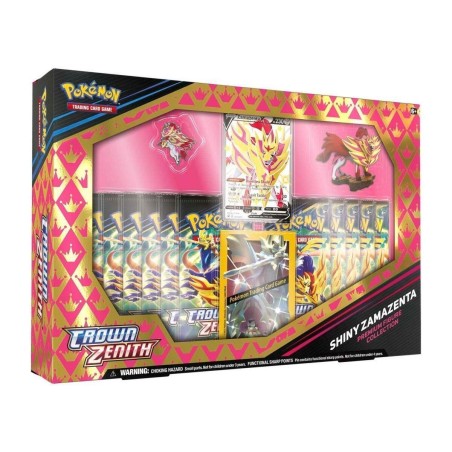 Coffret UK SHINY ZAMAZENTA Premium Figure Collection The Pokémon Company International