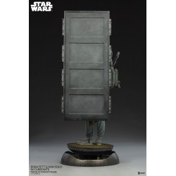 BOBA FETT AND HAN SOLO IN CARBONITE Premium Format™ Statue Sideshow