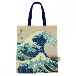 Tote Bag Coton La Grande Vague de Kanagawa HOKUSAI Enesco