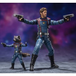STAR LORD & ROCKET RACCOON Guardians of the Galaxy Vol. 3 S.H. Figuarts Figurine Bandai