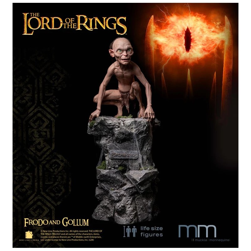 GOLLUM (Large Base) - The Lord of the Rings Life Size Statue Muckle