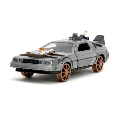 DeLorean TIME MACHINE Railroad Wheels "Retour vers le futur III" 1/32 Jada Toys