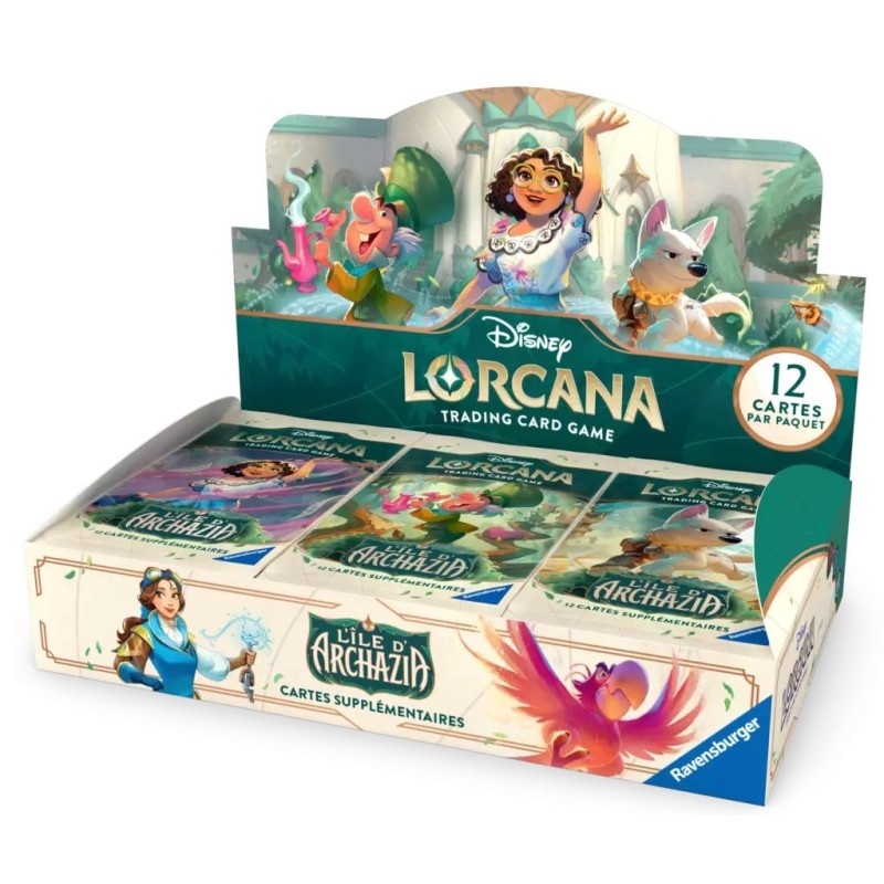 LORCANA S7 L'ÎLE D'ARCHAZIA Display 24 Boosters Disney Ravensburger