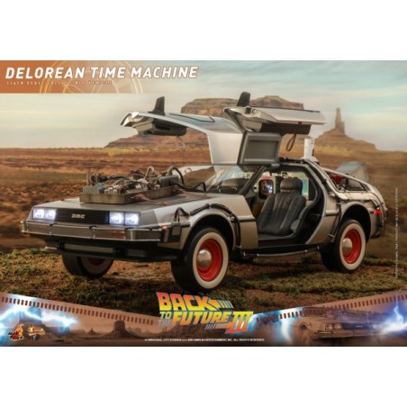 DeLorean Time Machine BTTF3 MMS738 1/6 Hot Toys