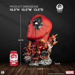 ACOMPTE 10% Précommande DEADPOOL - Fine Art Bust Deluxe PCS