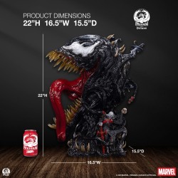 ACOMPTE 10% Précommande VENOM - Fine Art Bust Deluxe PCS