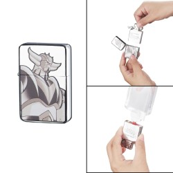 Briquet Essence Métal Silver GOLDORAK Champ