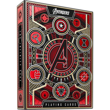 AVENGERS THE INFINITY SAGA RED VERSION jeu de cartes à jouer Theory11