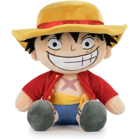 LUFFY 24cm Peluche Barrado