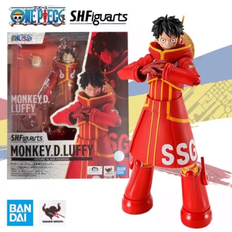 MONKEY D. LUFFY Future Island Egghead S.H. Figuarts ONE PIECE Figurine Bandai