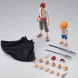 SHANKS & MONKEY D. LUFFY CHILDHOOD S.H. Figuarts ONE PIECE Figurine Bandai