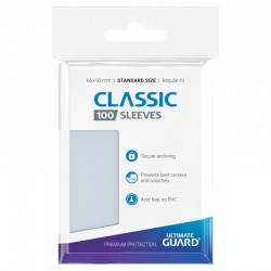 100 CLASSIC CARD SLEEVES Standard Size 66x93 mm Ultimate Guard