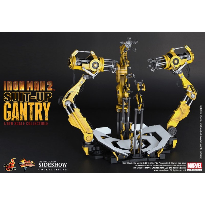Iron Man 2 Suit-Up Gantry 12" figurine Hot Toys