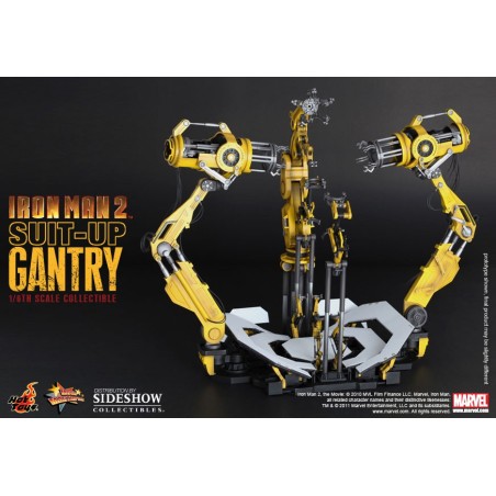 Iron Man 2 Suit-Up Gantry 12" figurine Hot Toys