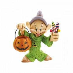 "CHEEFUL CANDY COLLECTOR" (Dopey) Disney Traditions Figurine Enesco