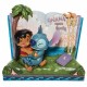 HOANA MEANS FAMILY (Lilo et Stitch) Storybook Disney Traditions Enesco