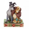 PUPPY LOVE (La Belle et le Clochard) Disney Traditions Figurine Enesco
