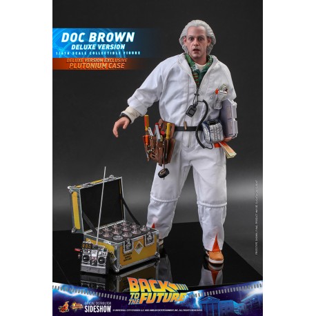 DOC BROWN Deluxe Version - BTTF MMS610 Figurine 1/6 Hot Toys