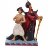 CLEVER AND CRUEL (Aladdin & Jafar) Disney Traditions Figurine Enesco