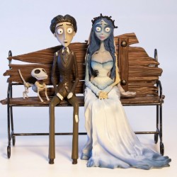 CORPSE BRIDE EMILY & VICTOR PVC Statue SD Toys
