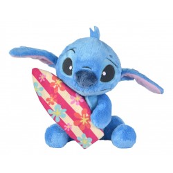 STITCH WITH SURFBOARD 25cm Peluche Simba Toys