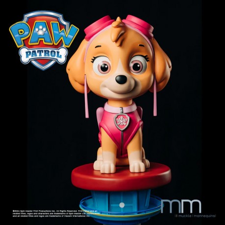 SKYE avec Base - PAW Patrol : La Pat' Patrouille Life Size Statue Muckle