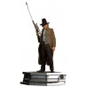 DOC BROWN BTTF3 Deluxe Art Scale 1/10 Statue Iron Studios