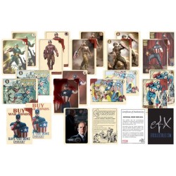 Agent Coulson Vintage Captain America Trading Cards (Avengers) eFX