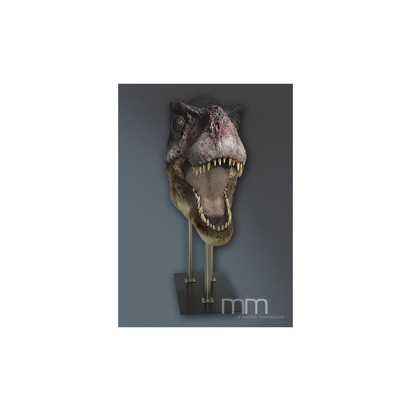 T-Rex 1 (Gueule Ouverte) Tête Taille Réelle Oxmox