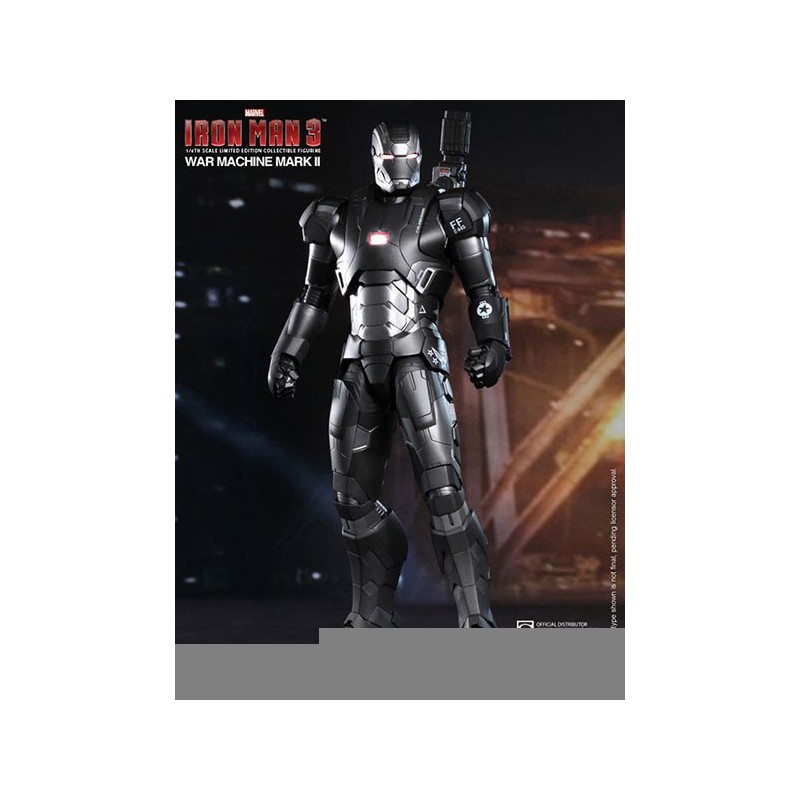 War Machine Mark II DIECAST Movie Masterpiece Series Figurine 1/6 Hot Toys