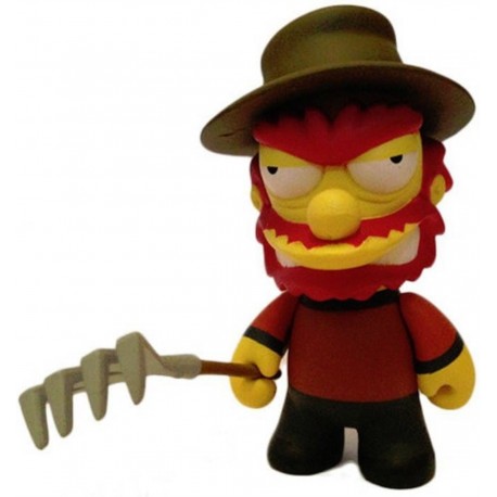 Willie Freddy Krueger 3/40 Simpsons Treehouse of Horror Figurine Kidrobot