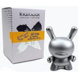 Dunny 10th Anniversary Silver 3-Inch Figurine Kidrobot