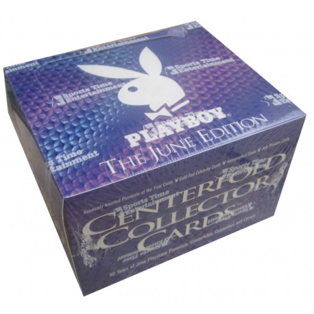 Boîte Trading Cards Playboy Edition Juin Sports Time