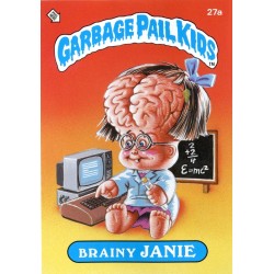 Brainy JANIE - Garbage Pail Kids 2nd Series 1/12 Really Big Mystery Minis Figurine Funko